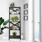 MDF 4-Tier Free Standing Ladder Shelf Bookcase with Space-Saving Design